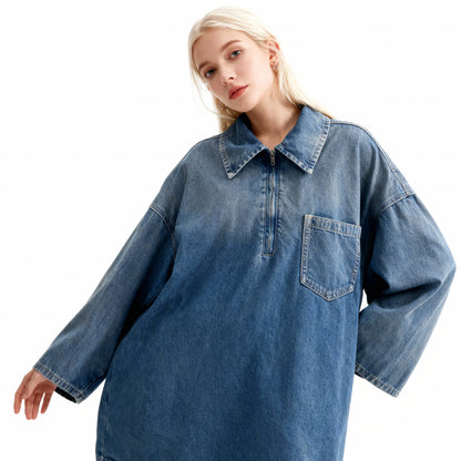 Mia Sleeve Denim Dress