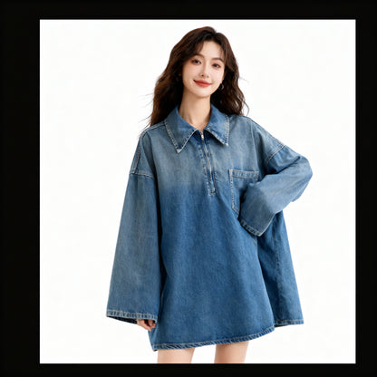 Mia Sleeve Denim Dress